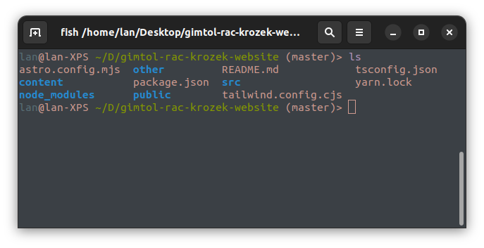 screenshot terminala